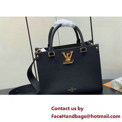 Louis Vuitton Grained calf leather Lock & Go Bag M22311 Black 2023 - Click Image to Close